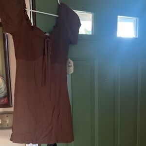 Altar'd State Brown Mini Dress
